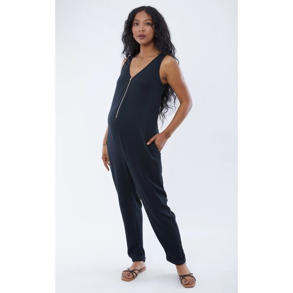 Size XS Ingrid + Isabel Zip Front Maternity Jumpsuit - Picture 6 of 6